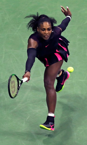 The Latest: Williams tops Halep in 3 sets to reach Open SF